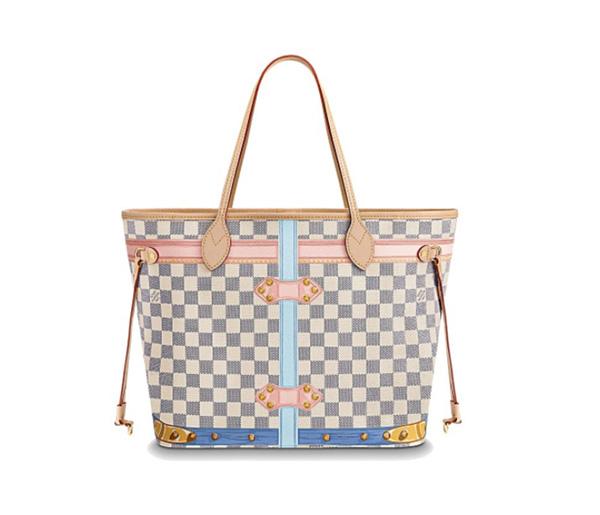 2024新作 Louis vuitton ルイヴィトンスーパーコピー☆ダミエ アズール ネヴァーフル MM トランク N41065